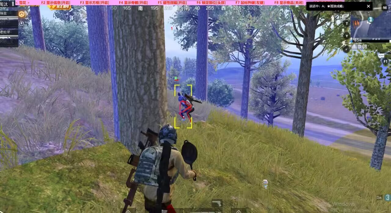 和平精英引擎直装【鹤童】发布:稳定无卡顿,观透与自瞄功能一应俱全